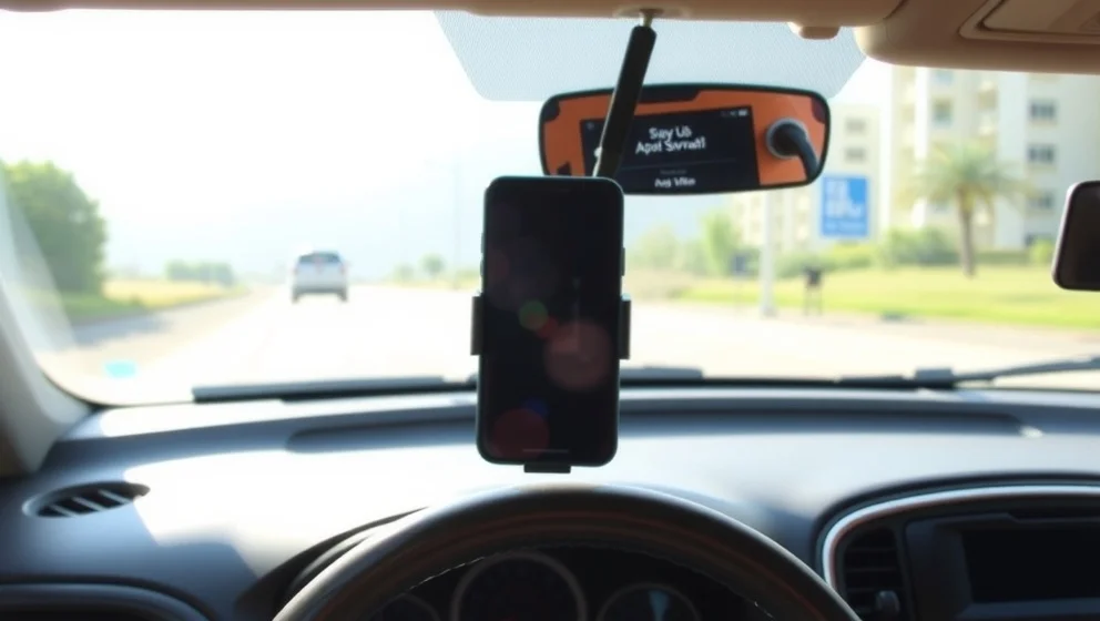 Får man prata i telefon när man kör bil