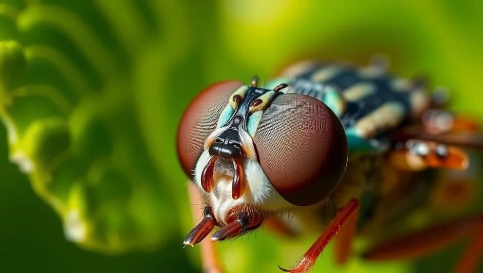 Hur många ögon har en fluga