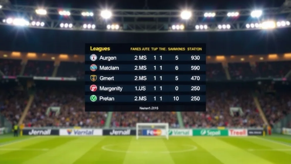 Poängställning i saudiska ligan nu