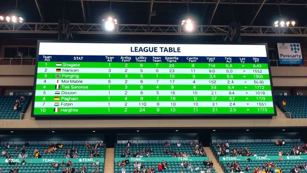 Poängställningen i Leeds United FC idag