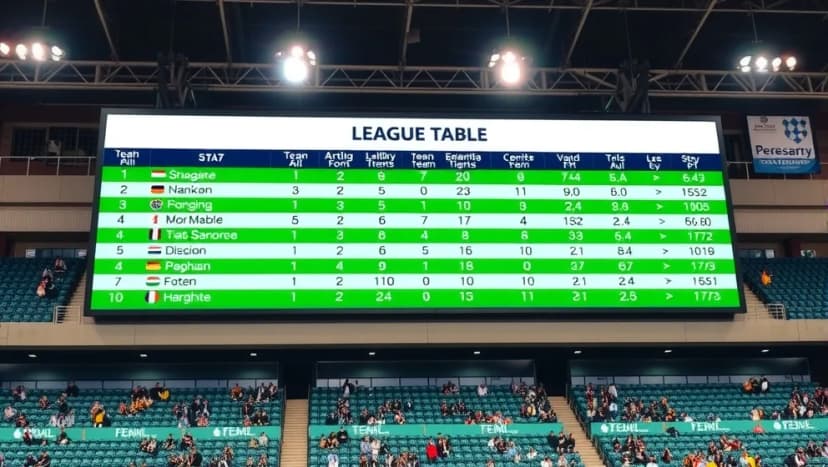 Poängställningen i Leeds United FC idag