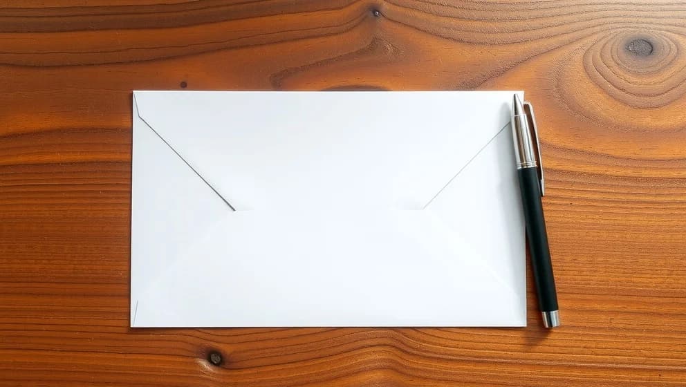 Var skriver man adressen på kuvertet